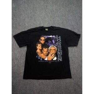 1996 WCW 4 Horsemen Shirt XL Black Wrestling Graphic 90s Retro Ric Flair Benoit